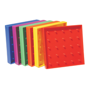 Learning Advantage Learning Advantage 5" Plastic Geoboards, 5 x 5 Pin Array 7728